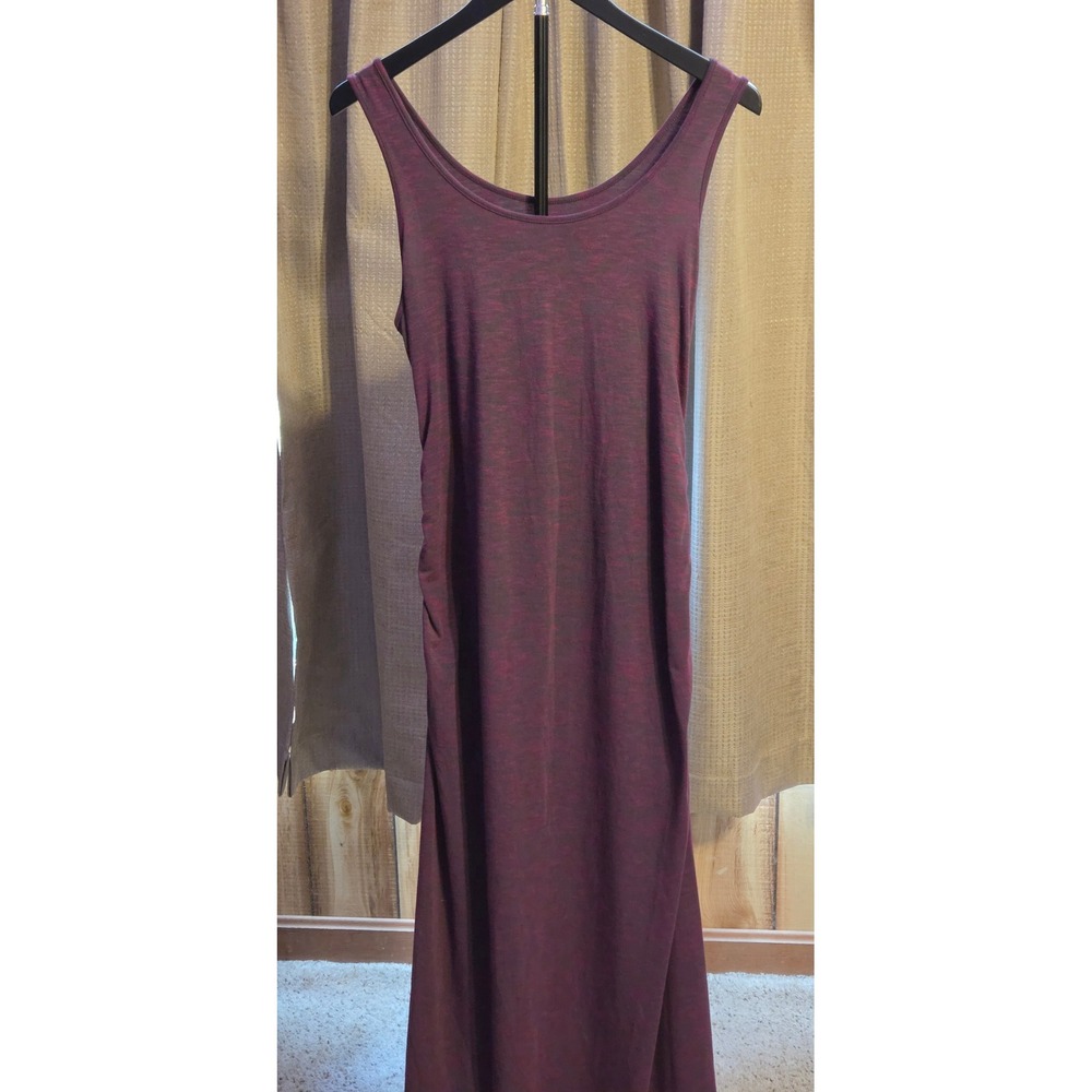 Liz Lange Maternity Sleeveless Maxi Dress Women's Size Small‎ Pink Gray